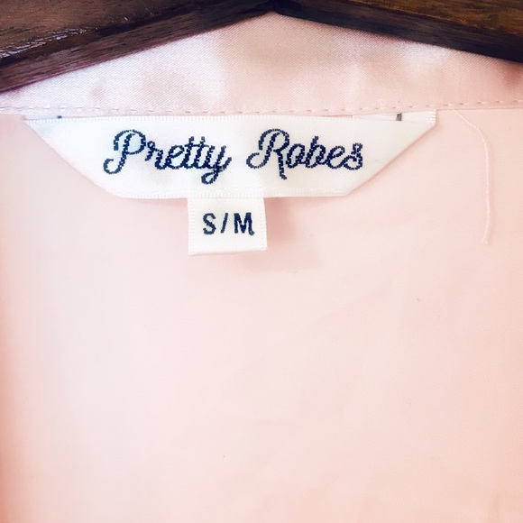 PRETTY ROBES Pink Satin Robe - Picture 5 of 14